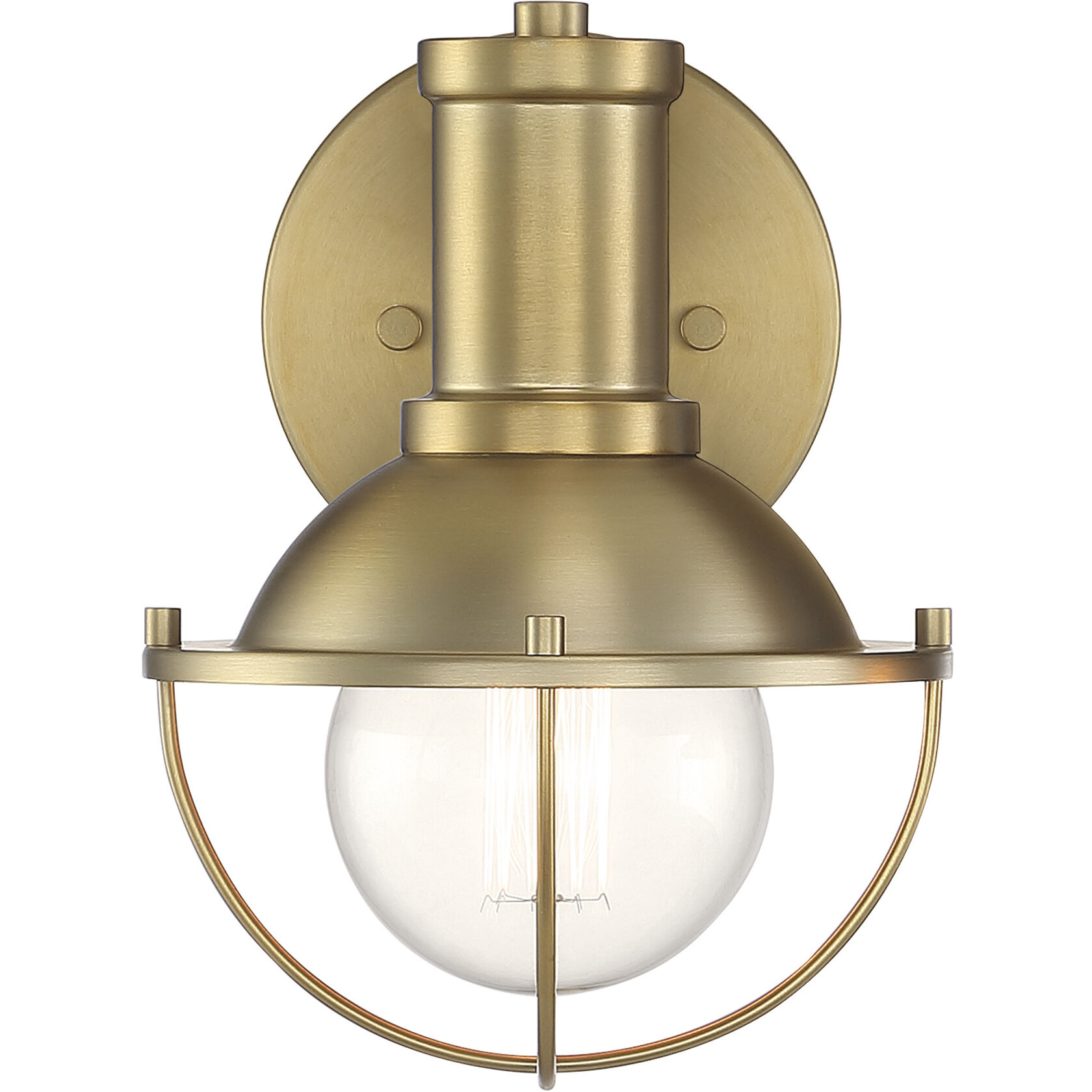 Dalton 1 Light 8 inch Brushed Gold Vanity Light Wall Light